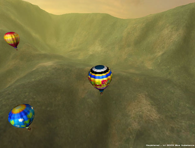 3D Hot Air Balloon Screen Saver Screenshot