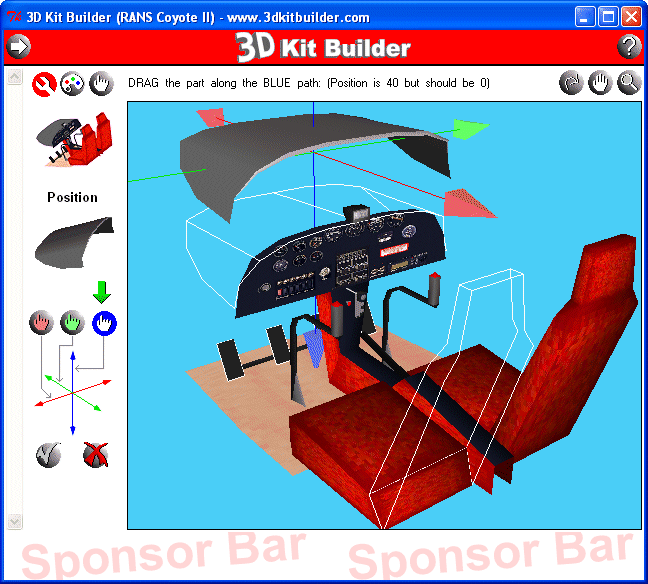 3D Kit Builder (RANS Coyote II) Screenshot