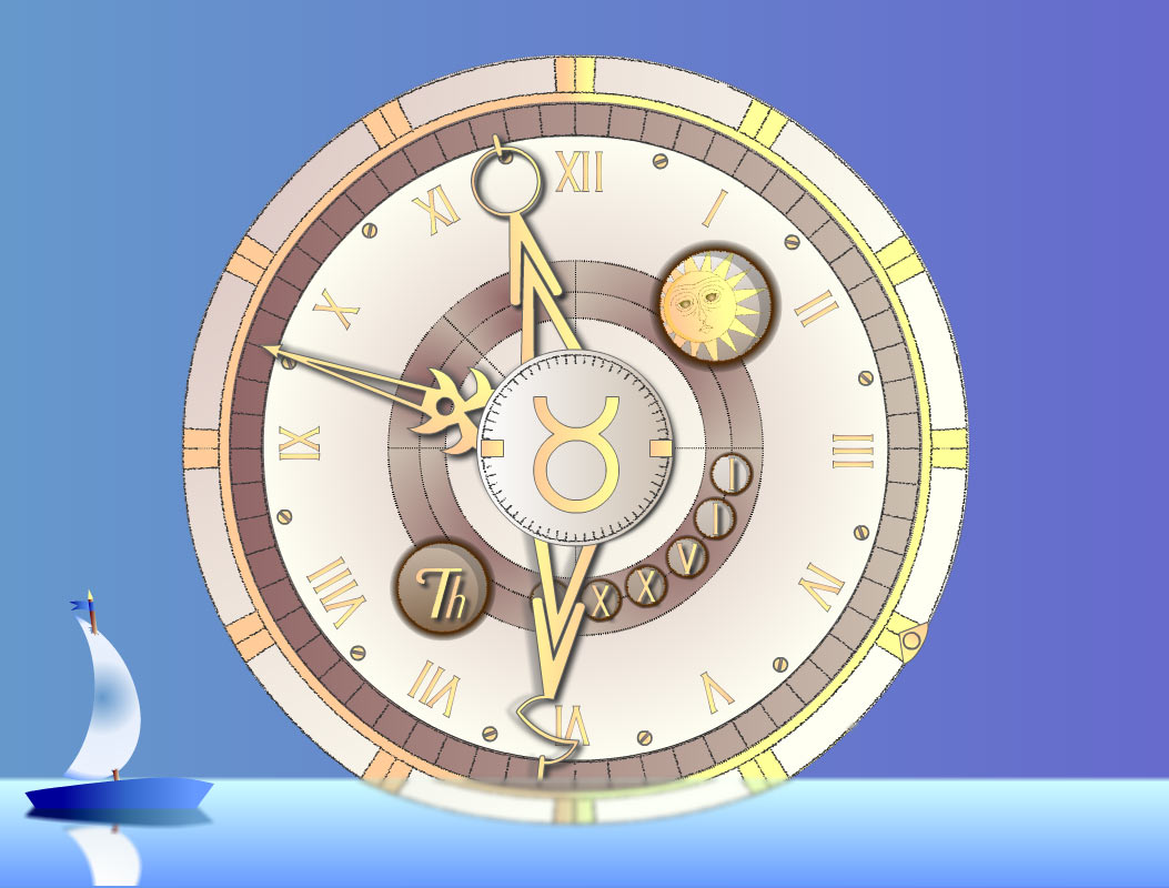 7art Zodiac Clock ScreenSaver Screenshot