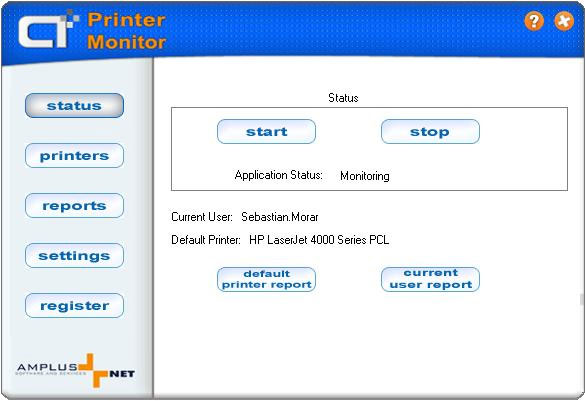 A+ Printer Monitor Screenshot