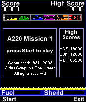 A220 Mission 1 Screenshot