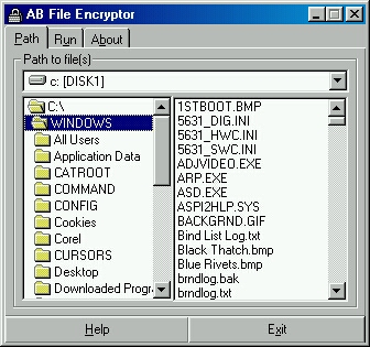 AB File Encryptor Screenshot