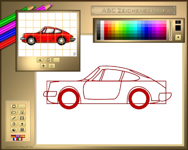 ABC Drawing School IV - Vehicles Screenshot