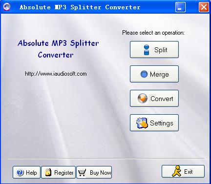 Absolute MP3 Splitter & Converter Screenshot