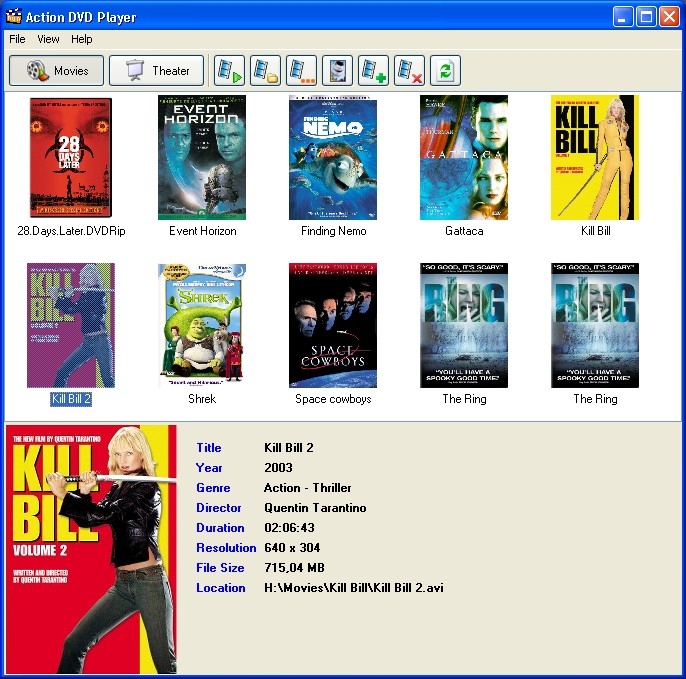 Action DVD & DivX Player Screenshot