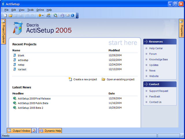 ActiSetup Screenshot