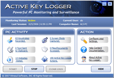 Active Key Logger Screenshot