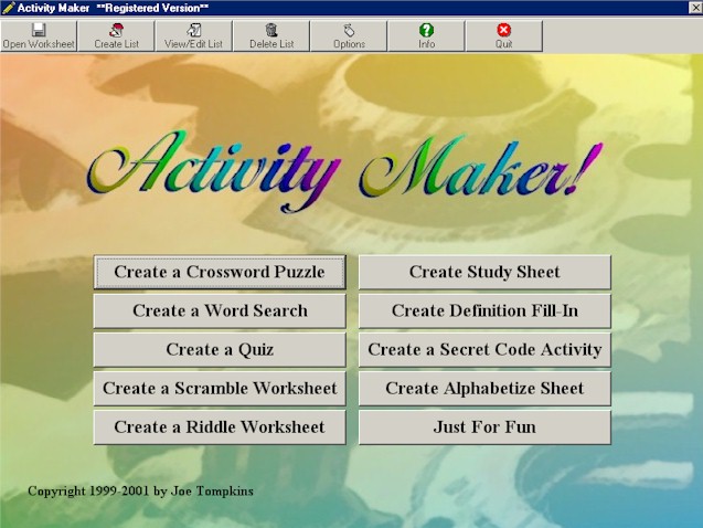 ActivityMaker Screenshot
