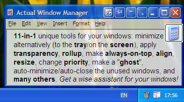 Actual Window Manager Screenshot