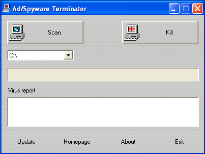 Ad/Spyware Terminator Screenshot