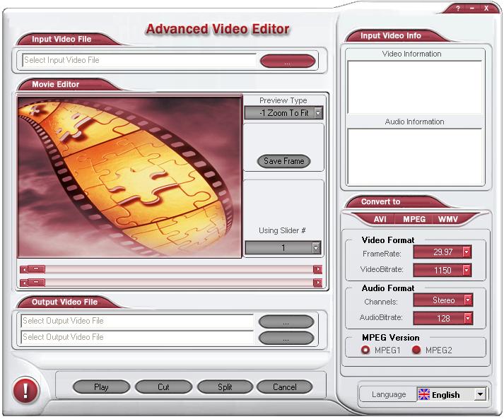 Advanced Video Editor Screenshot