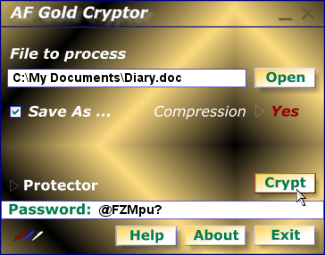 AF Gold Cryptor Screenshot