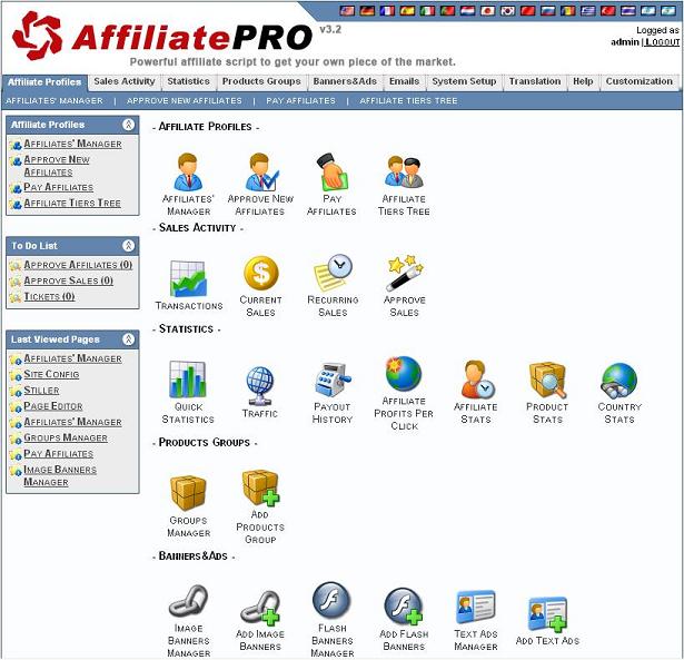 Affiliate Pro Screenshot