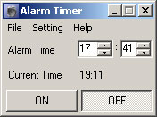 Alarm Timer Screenshot