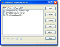 Anewsoft MP3 Converter Screenshot