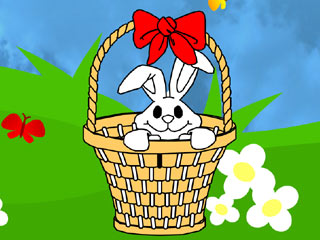 Animated Easter Bunny Screensaver Screenshot