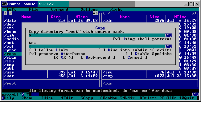 ANSI32 Screenshot