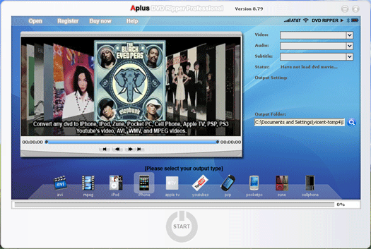 Aplus DVD Ripper Screenshot