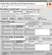 Audio Play And Record OCX Screenshot