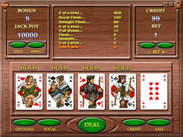 Automatic video poker Screenshot
