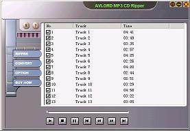 AVLORD MP3 CD Ripper Screenshot