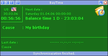 BayTime Timesynchronization Screenshot