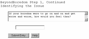 BeyondBoredom - Free Self-Counseling Software for Inner Peace Screenshot