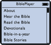 BiblePlayer for iPod Screenshot