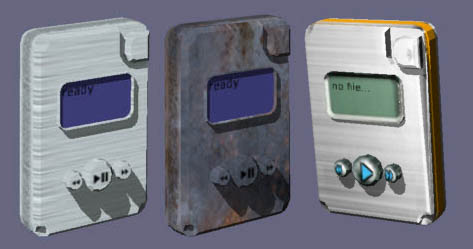 Blackbox 3D MP3 Player Skinning Kit Screenshot