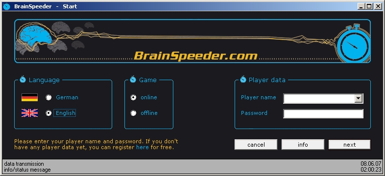 BrainSpeeder Screenshot