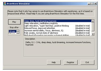 BrainWave Blaster Screenshot