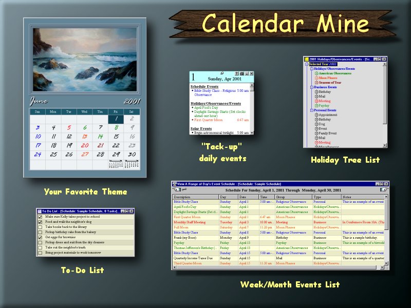 Calendar Mine Screenshot