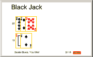 Cards Black jack online game Screenshot