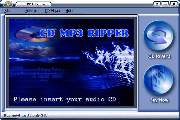 CD MP3 Ripper Screenshot