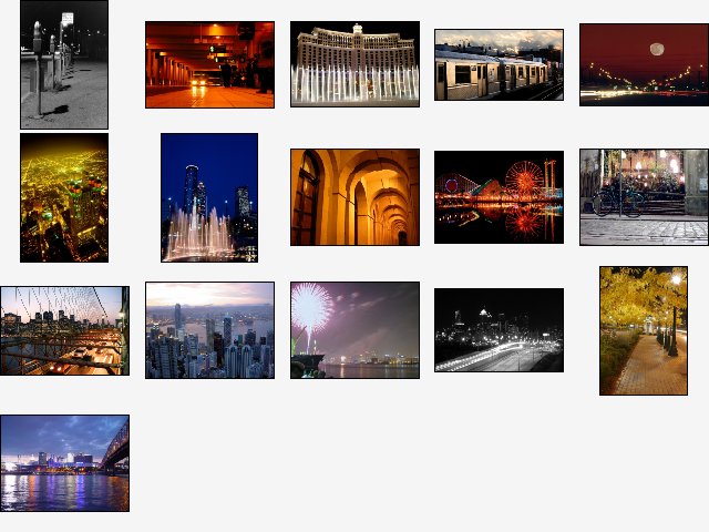 Cities at Night Screensaver Screenshot