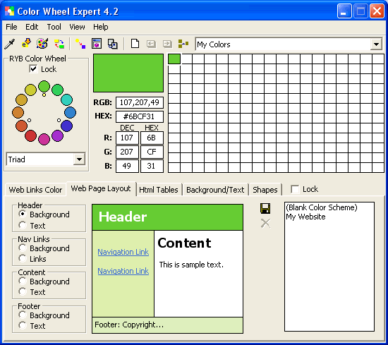 Color Wheel Expert Screenshot