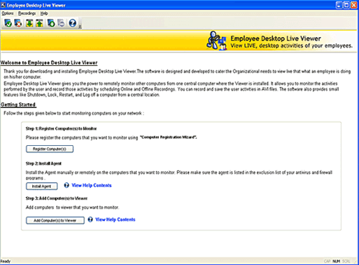 Computer Activity Monitoring Screenshot
