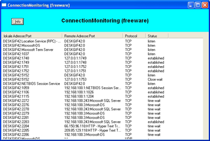 Connection Monitor Screenshot