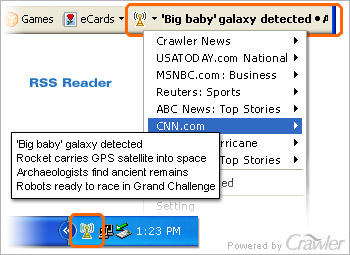 Crawler News Reader Screenshot