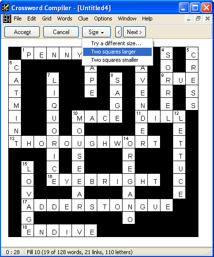 Crossword Compiler Screenshot