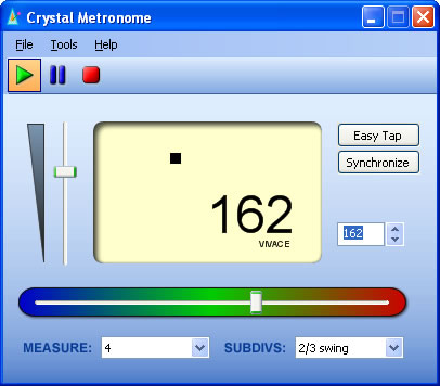 Crystal Metronome Screenshot