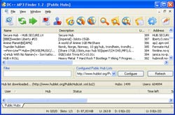 DC++ MP3 Finder Screenshot