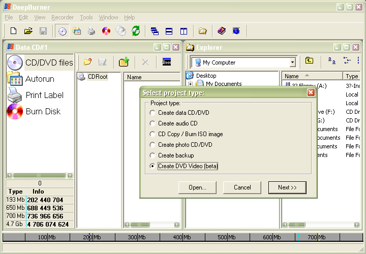 DeepBurner Pro Screenshot