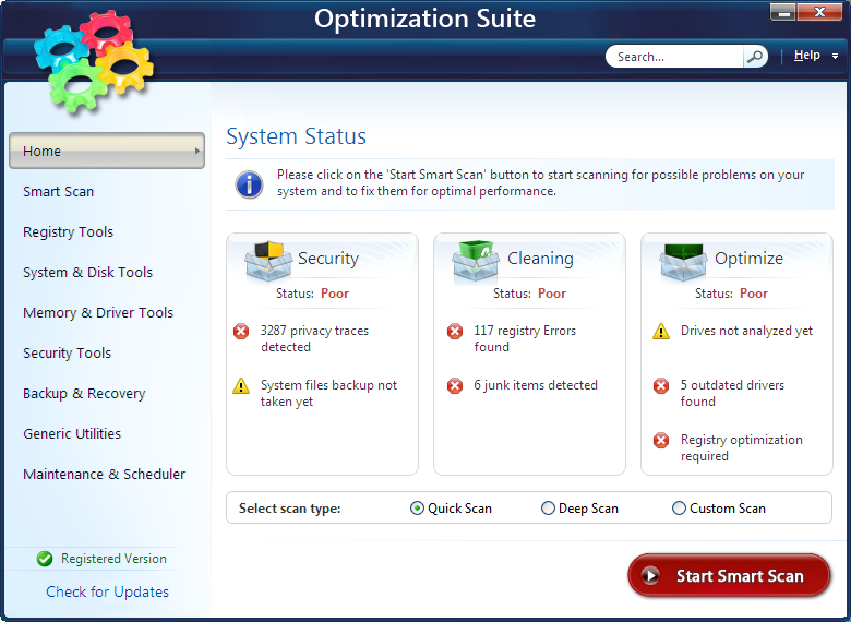 DENFEL Optimization Suite Screenshot
