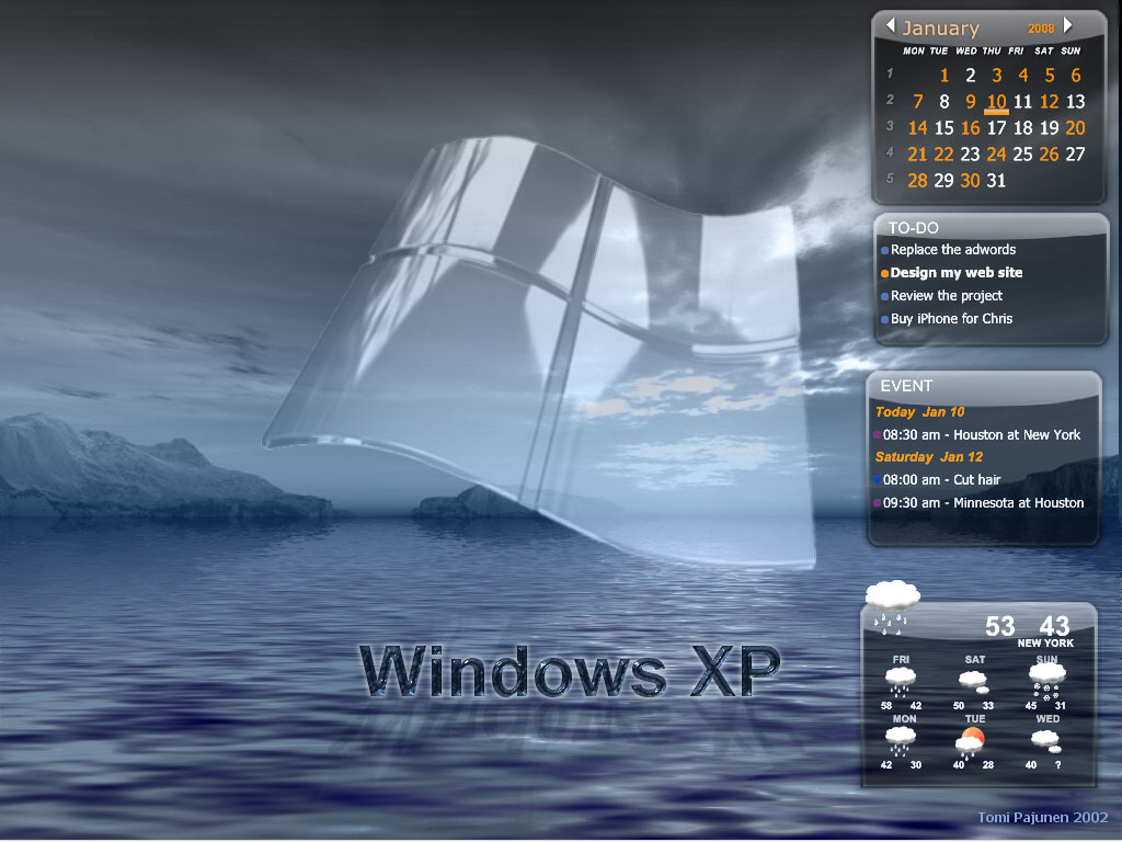 Desktop iCalendar Screenshot
