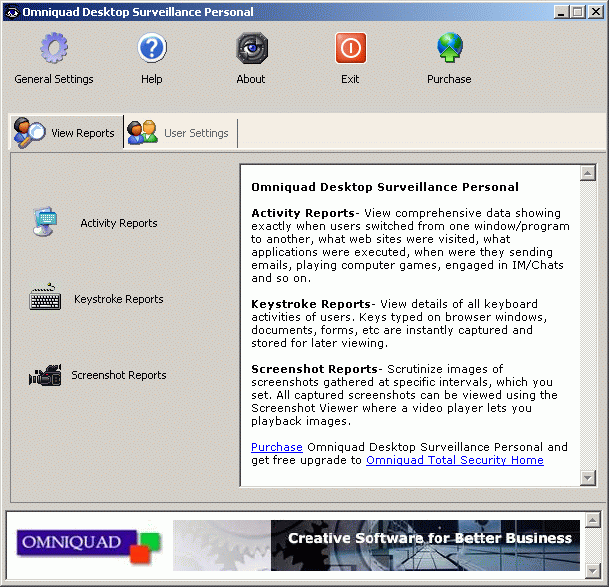 Desktop Surveillance Personal Edition Screenshot