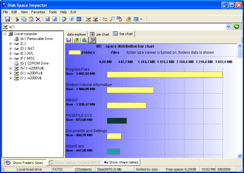 Disk Space Inspector Screenshot