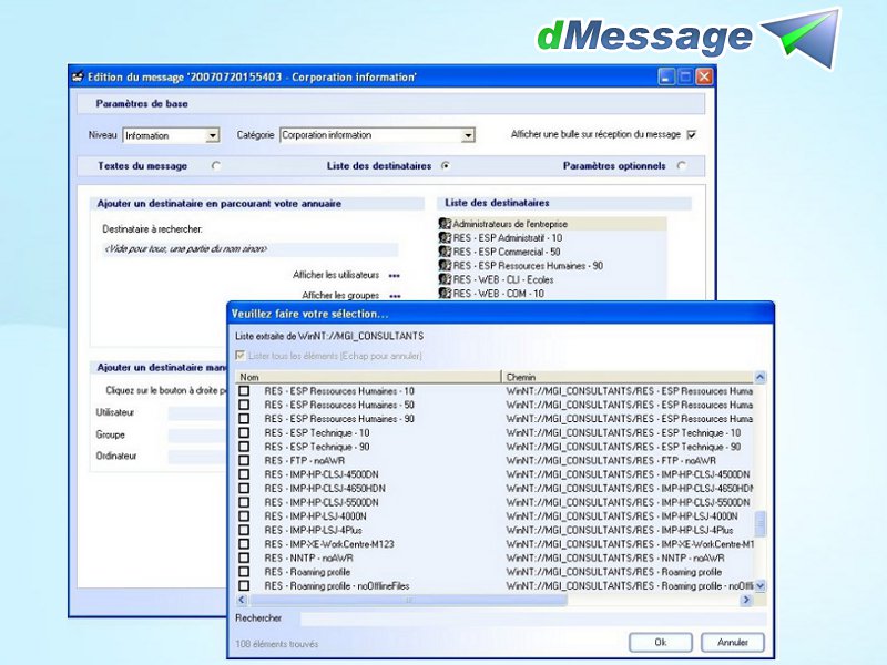dMessage Screenshot
