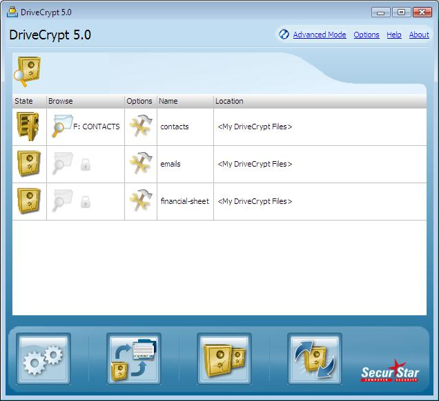 DriveCrypt Screenshot