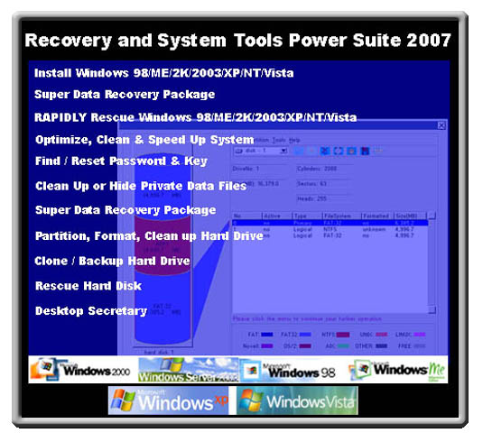 DSP DATA RECOVERY SUITE Screenshot